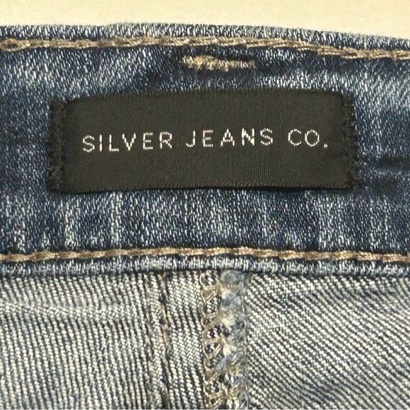 Silver 38/30 Men’s Jeans Blue Straight-Leg Denim - Picture 5 of 12
